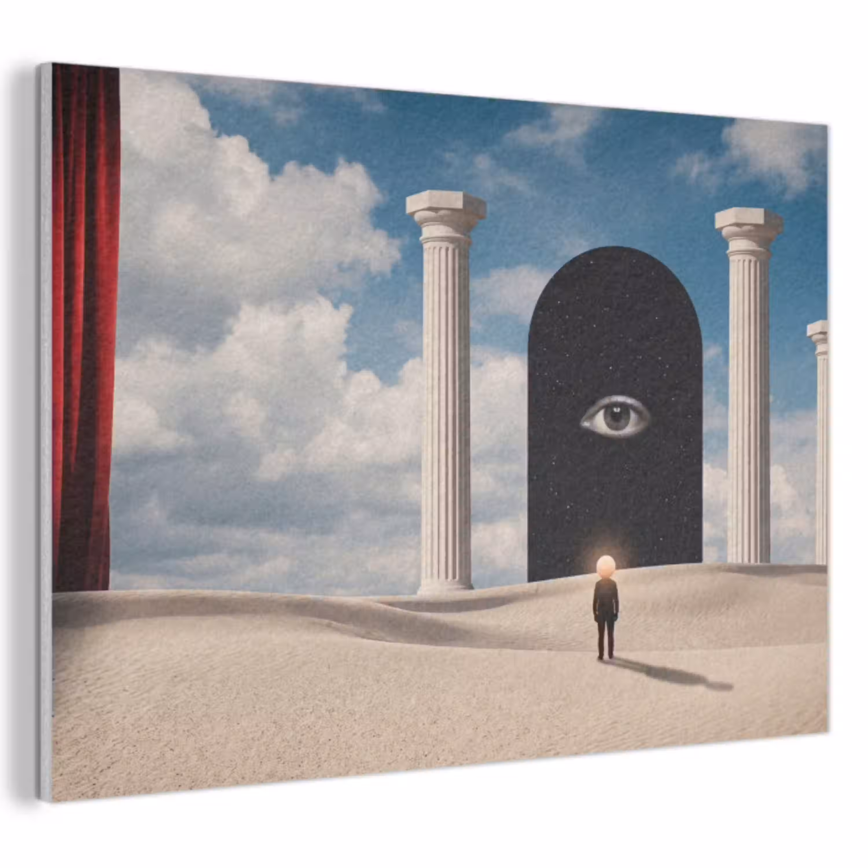 Droom - Woestijn - Oog PET vilt klein -3d