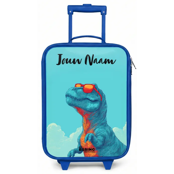 Dino - Zonnebril - Blauw Kinderkoffer - Blauw klein -zz3dotto