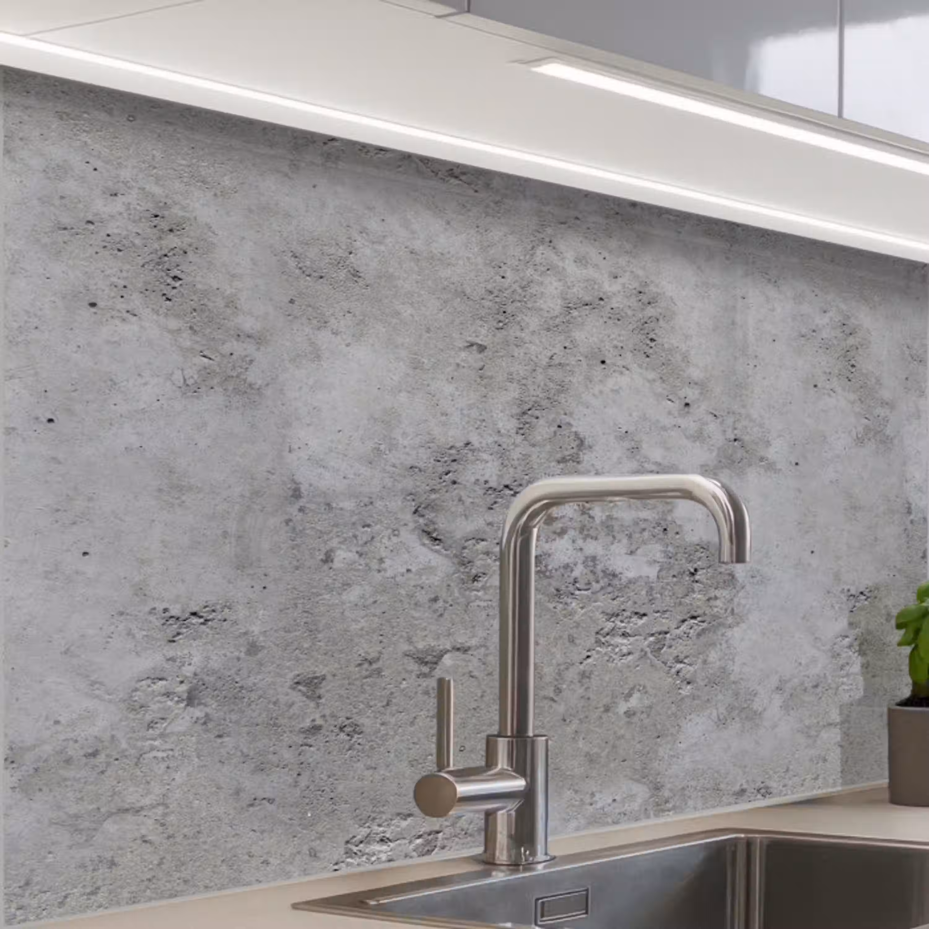 Patroon - Grijs - Oud - Beton keuken achterwand 2 middel 865 -zzzz3d_schuin