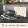 Beige - Geometrie - Patronen - Abstract keuken achterwand spatscherm klein 900 -usp_NL