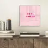 Girl power - Roze - Hartje plexiglas 5mm klein -sfeer1