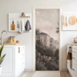 Zee - Villa - Beige deurposter klein -sfeer5