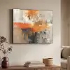 Verf - Patroon - Modern - Kunst Textielframe zwart klein -sfeer3
