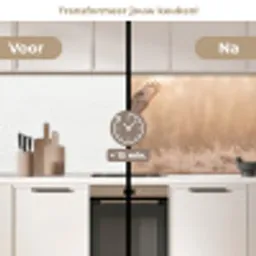 Buizerd - Roofvogel - Natuur - Bruin keuken achterwand 2 middel -voor-na2_NL