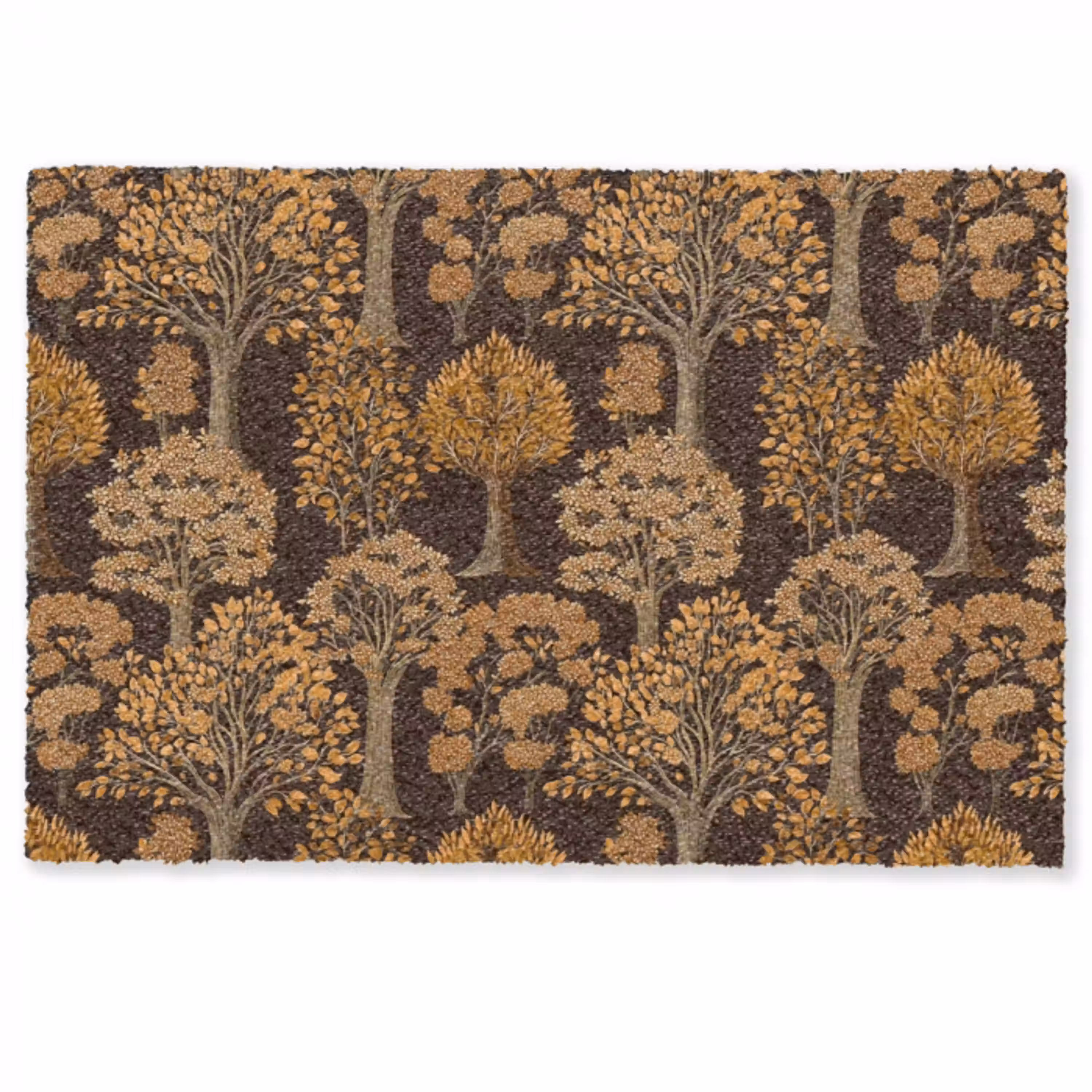 Bomen - Patroon - Bruin Deurmat klein 898 -zkaufland3d