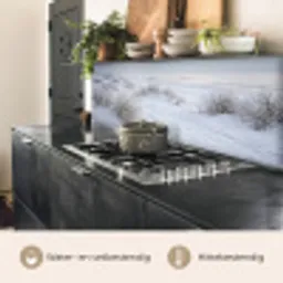 Duinen - Sneeuw - Strand - Winter - Serene keuken achterwand 2 middel -usp_NL