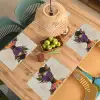 Vrouw - Zonnebril - Vlinder - Bloemen Placemat vinyl groot -zzsfeer5_Kitchenyeah-website