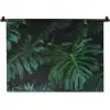 Monstera - Bladeren - Tropical Wandkleed katoen klein -zz3d