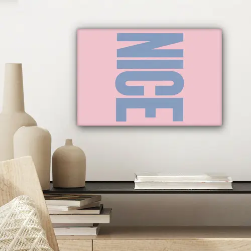 Nice - Paars - Roze canvas 2cm klein -sfeer6
