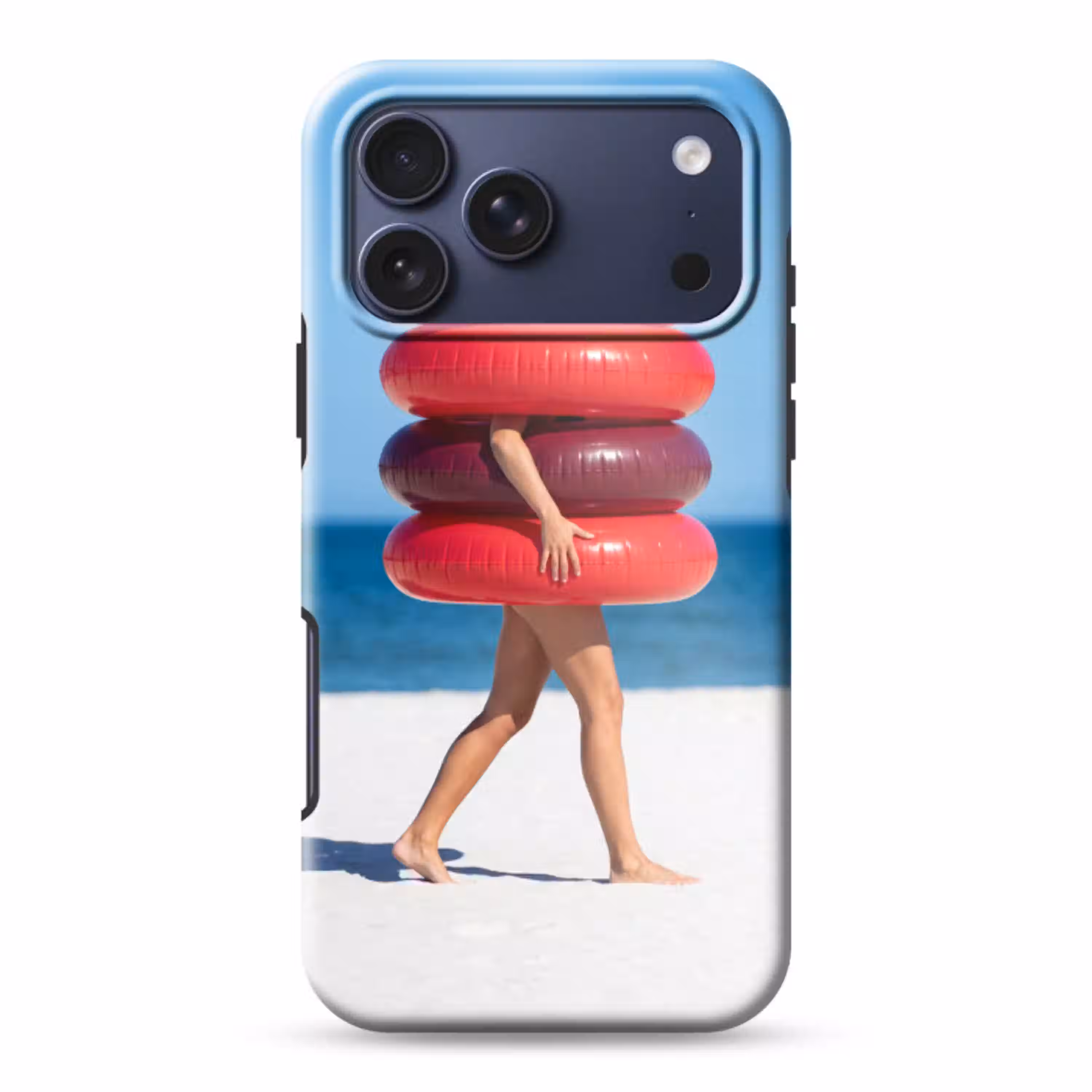 Mensen - Strand - Zomer - Recreatie - Kleurrijk Toughcase MagSafe Apple iPhone 17 Pro Max klein -3d