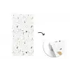 Terrazzo - Patroon - Wit - Neutraal fotobehang vinyl groot 64 -3d