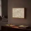 Bruin - Kristaladers - Marmer Light Box met batterij (Wandlamp) middel 907 -sfeer1