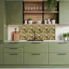 Modern - Geometrisch - Goud keuken achterwand 2 middel 871 -sfeer3