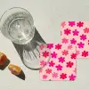 Bloemen - Patroon - Roze onderzetter kurk middel -sfeer4