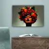 Vrouw - Chocolade - Frambozen - Aardbeien - Koekjes canvas 2cm klein -sfeer4