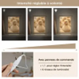 Pijltje - Eend - Natuur - Geel Light Box met kabel (Kinderlampje) klein -USP_dimbaarFR