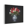 Rode - Bloemen - Tulpen - Vaas PET vilt klein -3d