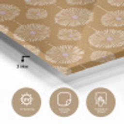 Bloemen - Modern - Oker plexiglas 5mm klein 11 -sfeer2