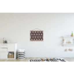 traditioneel - Element - Kleurrijk textielposter latten blank klein 122 -kinderkamer
