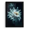 Zeewezen - Wit - Golven - Water fotolijst zwart zonder passe partout klein -3d