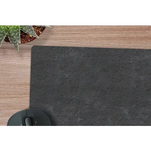 Donkergrijs - Asfaltstructuur - Ruw muismat rubber klein 262 -closeup