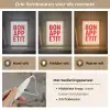 Blokletters - Rood - Kartelrand Light Box met kabel (Wandlamp) klein -USP_lichtkleurNL