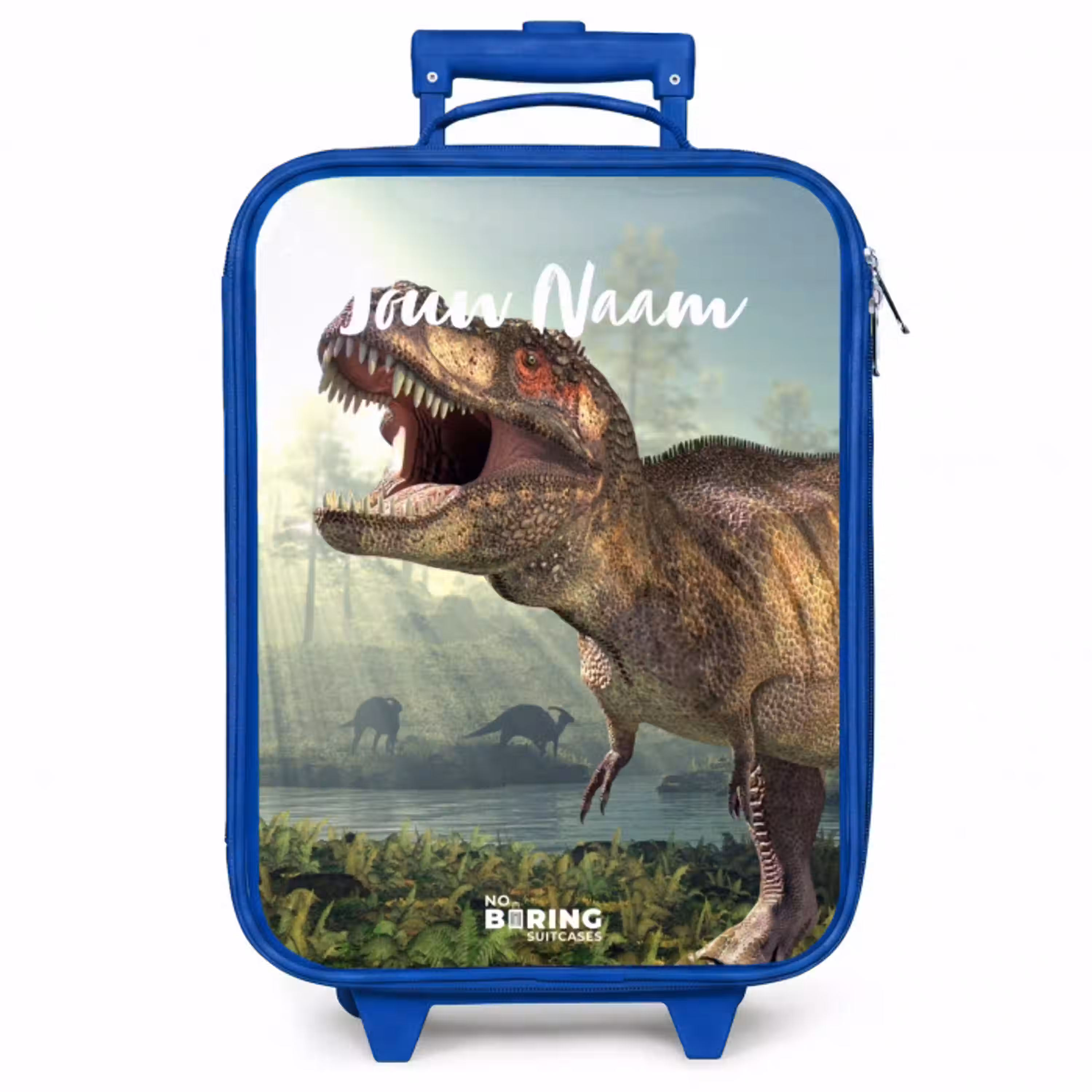 Thijs Tyrannosaurus Kinderkoffer - Blauw klein -zzz_website3d