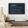 Mama definitie - Mother - Quotes - Spreuken canvas 2cm klein -sfeer6