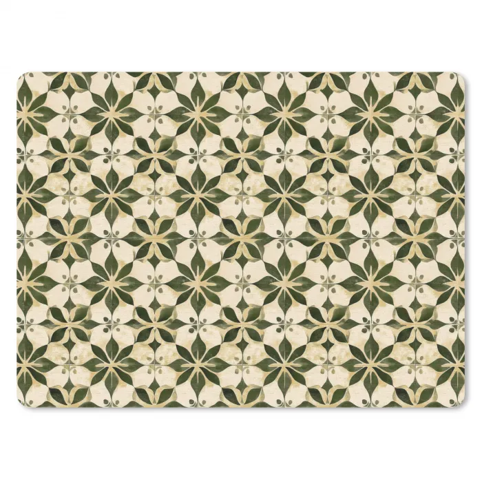 Tegel - Dessin - Groen muismat rubber klein 262 -3d