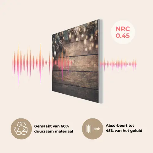 Kerstdecoratie - Houten - Dennenappel - Bruin PET vilt klein -USP_NL