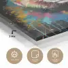 Panda - Graffiti - Dieren - Zwart - Kleuren plexiglas 5mm klein -sfeer2