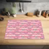 Golven - Patroon - Hartjes - Retro Inductie beschermer vinyl 3mm klein 276 -sfeer5