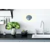 Ribbels - Blauw - Schelp Muursticker klein -keuken
