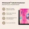 Discobal - Pink - Verf Inductie beschermer vinyl 3mm middel -zzzzzzusp-haakje_NL