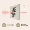 Palmblad - Subtiel - Groen - beige PET vilt klein -USP_NL