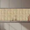 Siertegel - Patroon - Bruin keuken achterwand 2 middel 871 zz_3dshopping
