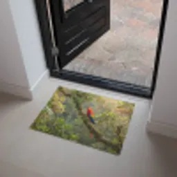 Ara - Jungle - Rood Deurmat klein -sfeer5