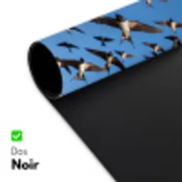 Zwaluwen - Vliegen - Blauw Muismat XXL klein -zsfeer2_frans