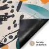 Bloemen - Bladeren - Abstract - Kleurrijk Deurmat klein -antislip_NL