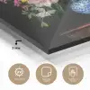 Kleur - Vaas - Bloemen - Boeket plexiglas 5mm klein -sfeer2