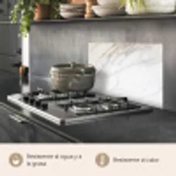 Marmer - Steen - Wit - Goud - Marmerlook - Steen - Luxe keuken achterwand spatscherm klein -usp_ES