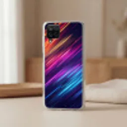 Snelheid - Kosmos - Kleurrijk Telefoonhoesje Samsung Galaxy A12 klein -sfeer2