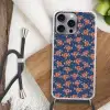 Disco - Blauw - Patroon Hoesje iPhone 16 Pro Max met koord klein 804 -sfeer4