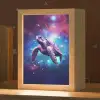 Schildpad - Dier - Galaxy - Ruimte Light Box met kabel klein -zzz_3d_website
