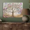 Levensboom - Goud - Kleurrijk - Abstract - Aesthetic PET vilt klein -sfeer2