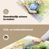 Vaas - Delftsblauw - Madeliefjes Inductie beschemer met haakjes klein -ky-schoon-nl