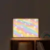 Madeliefjes - Kleurrijk - Pastel Light Box met batterij (Wandlamp kind) middel -sfeer1_kind