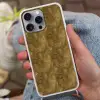 Organisch - Lijnen - Goud Hoesje iPhone 16 Pro Max met koord klein 804 -sfeer3
