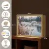 Riet - Gras - Natuur - Winter - Meer Light Box met batterij (Wandlamp) middel -USP_websiteoverzichtNL