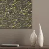 Spat - Waterverf - Geel - Zwart PET vilt klein 837 -sfeer6_closeup